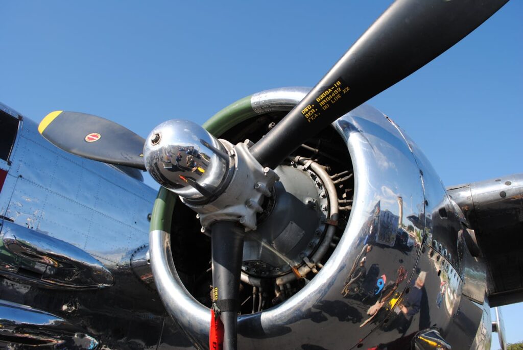 Close-up of an Aircraft Propeller 